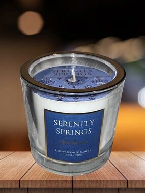 NEW! BB INTL. Serenity Springs Luxury Scented Candle 11.3oz